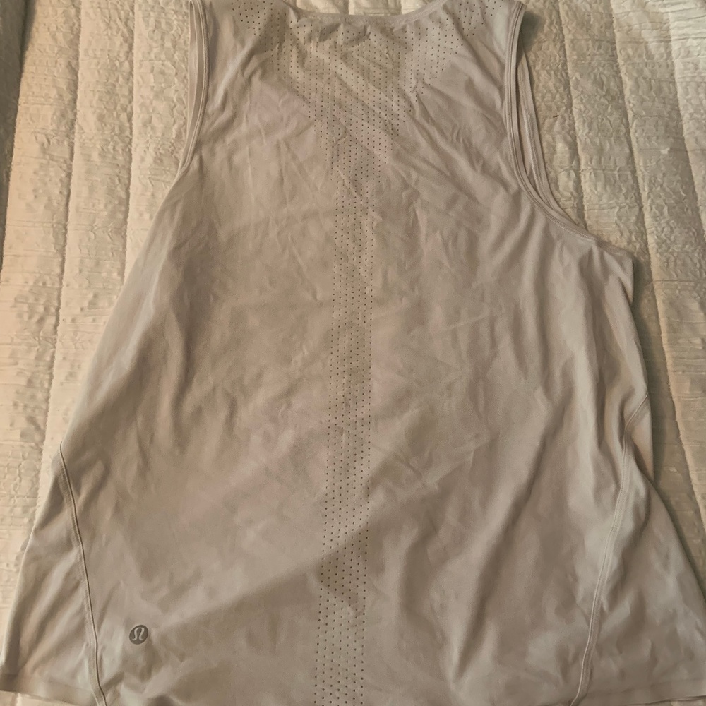 White Lulu Lemon Tank Top